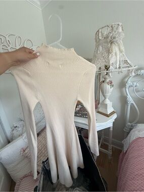 Long Sleeve Turtleneck Sweater Dress